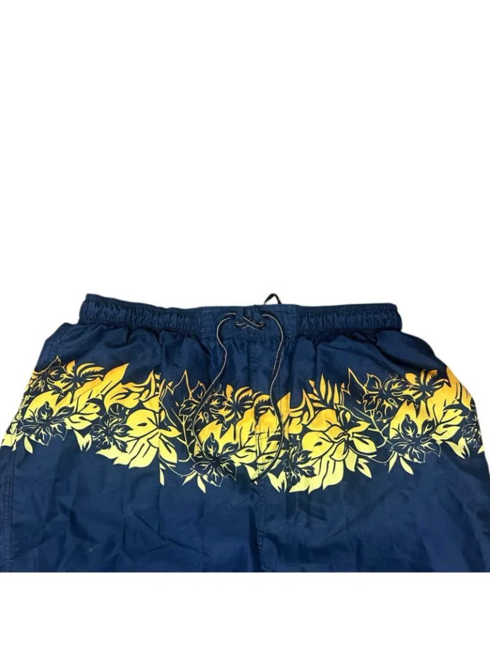 Vintage Sand N‎ Sun Men’s XL Blue Floral Swim Trunks
